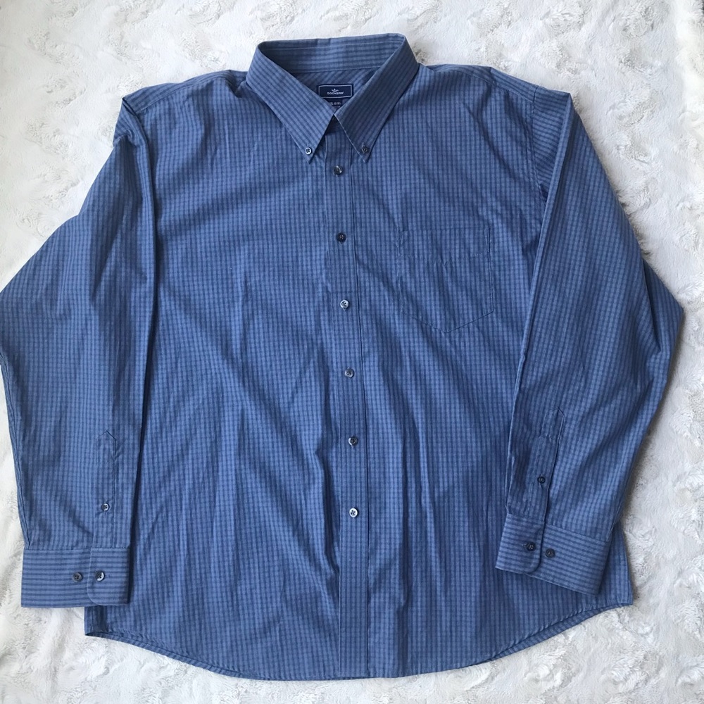 Dockers Long Sleeve Plaid Shirt Button Down XXL
